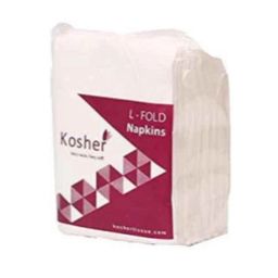 Kosher L-Fold Table Top Double Sided Pop-up Tissue Paper Dispenser with 2 Refill Pack of 100 Pcs Each Free image 3