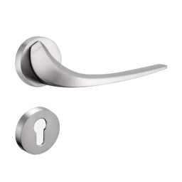 Dorset 150mm Nickel Satin Finish Door Handle, Velvet-image-23