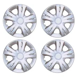 Auto Pearl 4 Pcs 14 inch Silver Wheel Cover Set for Ford Fiesta-40