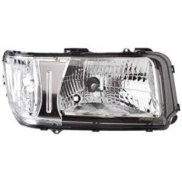 Uno Minda RHS Hard Coated Lens Headlight for TATA Signa &a; 709, HL-5681M-17