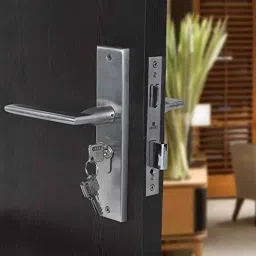 Voltizi 8 inch Stainless Steel 304 Cylindrical Plate Mortise Door Lock Handle Set with 3 Keys, LUNA-BSK-image-17