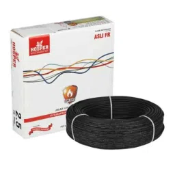 Hosper Asli FR 2.5 Sqmm Single Core Black Insulated Wire, HS-65-picture-0