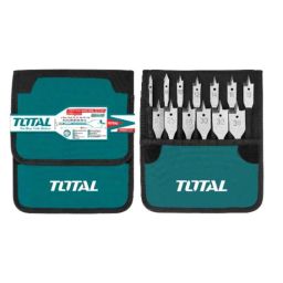 Total 13 Pcs Flat Wood Drill Bit Set, TACSD70131-28