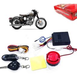 Auto Pearl 12V Black Two-Way Anti Theft Motorcycle Alarm Kit with 2 Pcs Remote for Classic Chrome-picture-37