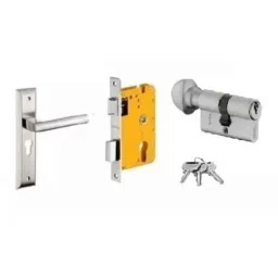 Dorset HL Series Cara 60mm Stainless Steel Patina Finish Door Handle Lock Set with Knob &a; Key (Pack of 2)-picture-41