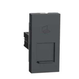 Schneider Electric Unica Pure 1 Module Volcanic Grey RJ 45 with Shutter, UNSRJ45_1M_GY (Pack of 20)-44