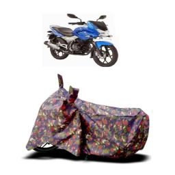 Winted Polyester UV &a; Water Resistant Bike Body Cover for Bajaj Discover 150, WIN-P-052-image-45