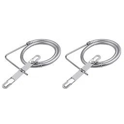 Zesta Stainless Steel Silver American Toilet Jet Spray with 1m PVC Hose (Pack of 2)-picture-14