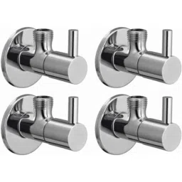 IRIS Flora Brass Chrome Finish Angle Cock (Pack of 4)-14