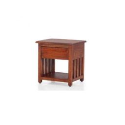 Angel Furniture 40x30x55cm Honey Finish Sheesham Wood Side Table, AF-126h-image-7