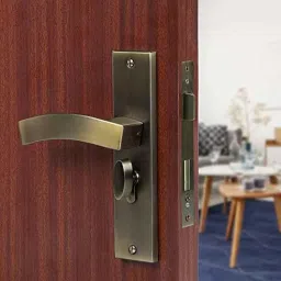 Voltizi 8 inch Stainless Steel 304 Antique Finish Cylindrical Plate Mortise Door Lock Handle Set with One Side Key, LB-10002-image-93