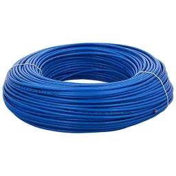 Polycab 1.5 Sqmm 1.1kV 1 Core Copper PVC Insulated FRLS Blue Wire, Length: 300 m-picture-24