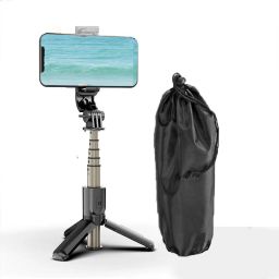 Huntindia Best Multi-function Bluetooth Selfie Stick Tripod With Fill Light +Dustproof Bag Tripod, Tripod Kit, Monopod-image-59