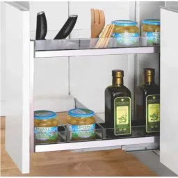 Harrison 2 Shelf 250mm Stainless Steel Bottle Pullout, 01322-picture-15