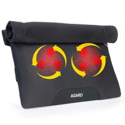 AGARO Deluxe Shiatsu Neck &a; Back Corded Electric Cushion Massager with 4 Rollers &a; Lukewarm Heat, 34000-picture-17