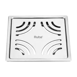 Ruhe Emerald 5x5 inch Stainless Steel 304 Matt Finish Square Flat Cut Floor Drain, 16-0511-04-picture-15
