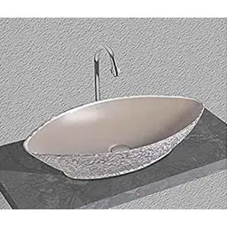 Uken (Antina-204) Imported Luxury European Style Designing Bathroom Sink/Wash Basin/Table Top (Antina-204) Brown-image-21