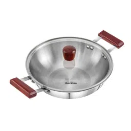 Hawkins 2.5 Litre 26cm Tri-Ply Stainless Steel Induction Friendly Deep Fry Pan with Glass Lid, SSD 25G (Pack of 5)-picture-2