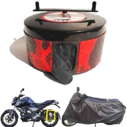 Bike Blazer Gun Metal Black Nylon Taffeta Universal Size Semi-Automatic Bike Body Cover for Yamaha SZ-RR, Saluto &a; XSR155-26