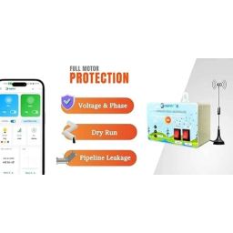 KrishiVerse Neer Pro 4G Mobile GSM Pump Controller with Current Sensor for 1-50HP &a; 1-3 Phase Motor image 4