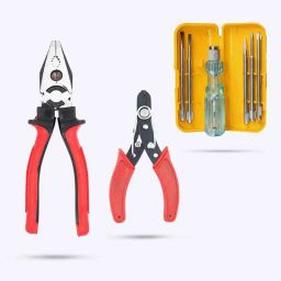 Hillgrove HGCM386M1 8 inch Heavy Duty Grip Multipurpose Combination Lineman Plier, Wire Cutter &a; 5-in-1 Screwdriver Combo, HGCM685 image 5