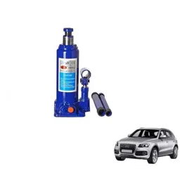 Kozdiko 5 Ton Iron Blue Hydraulic Bottle Jack with Two Rods for Audi Q5-picture-6