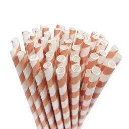 Divatos 100 Pcs 6mm Biodegradable White Paper Straw Set, DI6MMSTRAW100X2BR (Pack of 2)-26