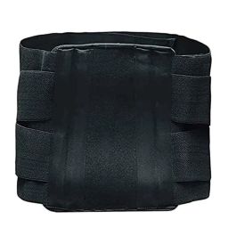 Kudize Lumbar Sacral Double Elastic Black Back Support Brace, Size: XXL-12