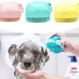 Soft Silicone Bristles Brush for Pet Dogs Cat Rabbit Horse ( 1pc) Basic Comb forDog, Cat, Rabbit, Horse-7