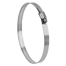 B K Jagan &a; Co 3 inch Stainless Steel Silver Adjustable Fuel Pipe Hose Clamp (Pack of 10)-image-72