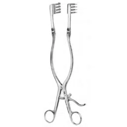 Alis 31cm/12 1/4 inch Beckmann Adson 4: 4 Teeth Sharp Long Blade, A-GEN-502-31-13