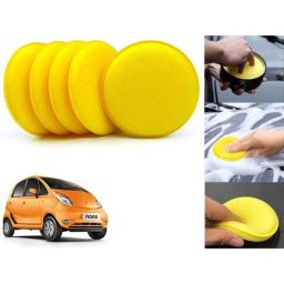 Auto Pearl Polyurethane Beige Washing &a; Waxing Polish Foam Sponge for Nano 2009-2014 (Pack of 5)-picture-7