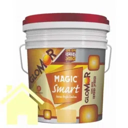 Magic Paints Smart Glomor 4 Litre Vanilla Custard Glossy Finish Interior Acrylic Emulsion Paint-image-81