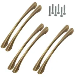 Atom 562 12 inch Brass Antique Finish Zinc Cabinet Pull Handle (Pack of 6)-image-51