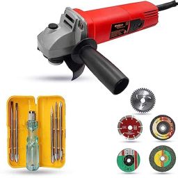 Walkers 800W 4 inch Angle Grinder with 5 Pcs Wheel &a; 5 in 1 Screwdriver, WKCB484-image-14