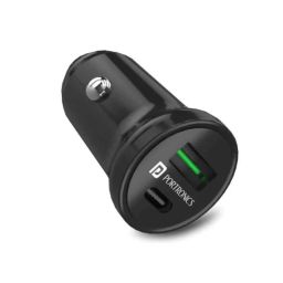 Portronics Car Power Mini Car Charger with Dual USB Port, POR 1287-1