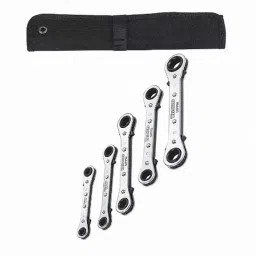 Westward 5Pcs Alloy Steel Box End Wrench Set, 54DG39-picture-11
