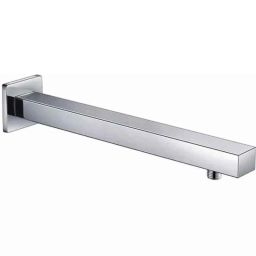 Fastgear 9 inch Stainless Steel Chrome Finish Silver Wall Mounted Overhead Shower Arm, FG3239-image-77