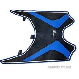 Meenu Arts Tow Wheeler Foot Mat (Blue) Type-17 for Honda Activa 3G-9
