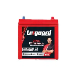 Livguard Zing Eterna 35Ah 12V C20 Red Left Layout Battery with 36+36 Months Warranty for Four Wheelers, ZE 38B20 L-picture-35