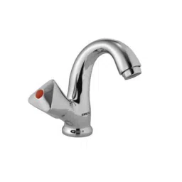 Jaquar Essco Brass Chrome Finish Swan Neck Basin Tap with Aerator, TQT-510-42
