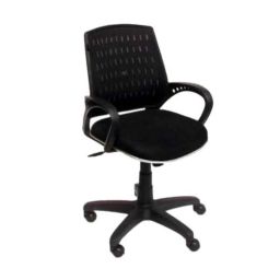 Arko Black Low Back Adjustable Push Back Ergonomic Chair, 907-image-26