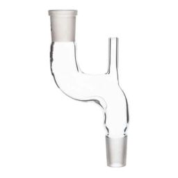 ABGIL B-40 Borosilicate 3.3 Glass Glossy Smooth Finish Swan Neck Adapter for Use with Air Leak Tube, ABG224-42