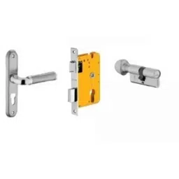 Dorset HL Series Inspire 60mm Stainless Steel Door Handle Lock Set with Coin &a; Knob (Pack of 4)-picture-36