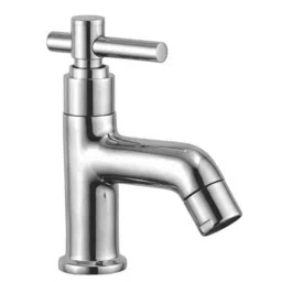 Drizzle Tarim Brass Chrome Finish Silver Pillar Cock, APILLARTARIM-picture-6