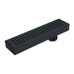 Ruhe 18x3 inch Stainless Steel 304 Black PVD Coated Palo Shower Drain Channel, 16-0132-02-picture-3