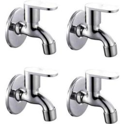 IRIS Opal Stainless Steel Chrome Finish Bib Cock with Wall Flange (Pack of 4)-23