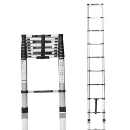 Corvids 9 Step 10.5ft Aluminium Foldable Telescopic Ladder, CALT-032-image-20