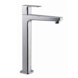 Aquieen Zura Brass Chrome Extended Body Tall Pillar Cock Cold Basin Tap-picture-45
