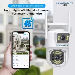 Cybernautt K4M 4MP FHD Dual Lens PT 4G Sim Camera with Human Detect, Voice Intercom, Motion Detect, IP66 Waterpoof &a; Support SD Upto 128 GB image 3